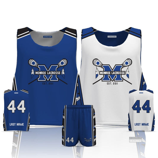Monroe Braves Lacrosse Men's 2 Piece Player Package Signature Lacrosse