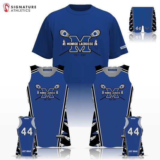 Monroe Braves Lacrosse Women's 3 Piece Player Package Signature Lacrosse