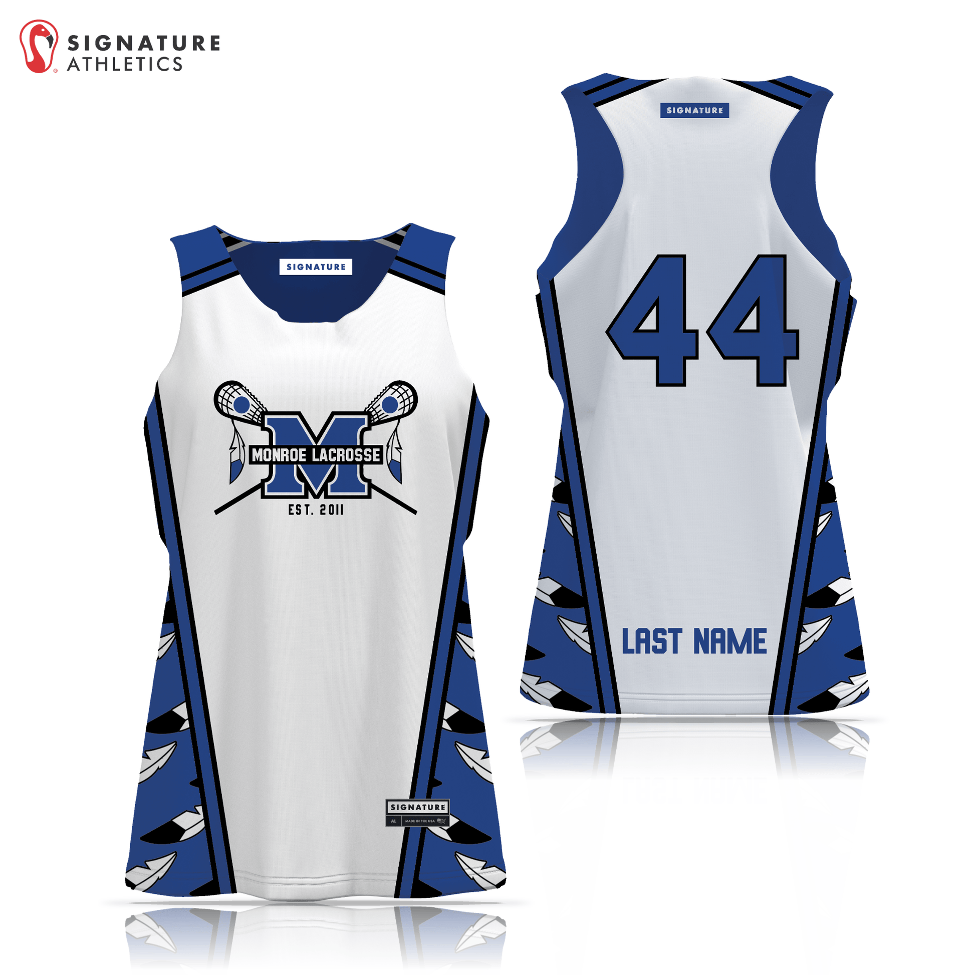 Monroe Braves Lacrosse Women's 3 Piece Player Package Signature Lacrosse