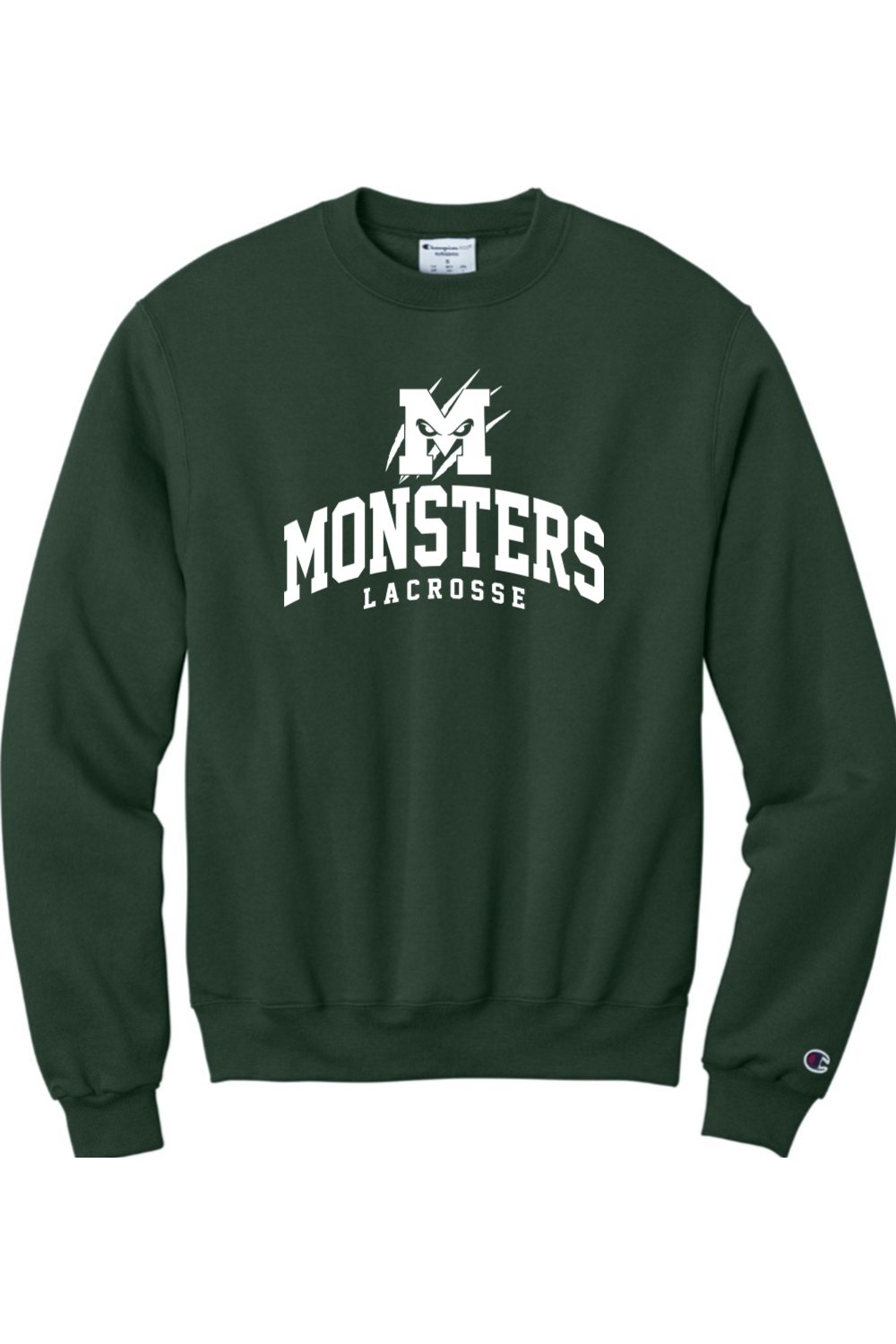MONSTERS LACROSSE Champion Adult Powerblend Crewneck Sweatshirt Signature Lacrosse