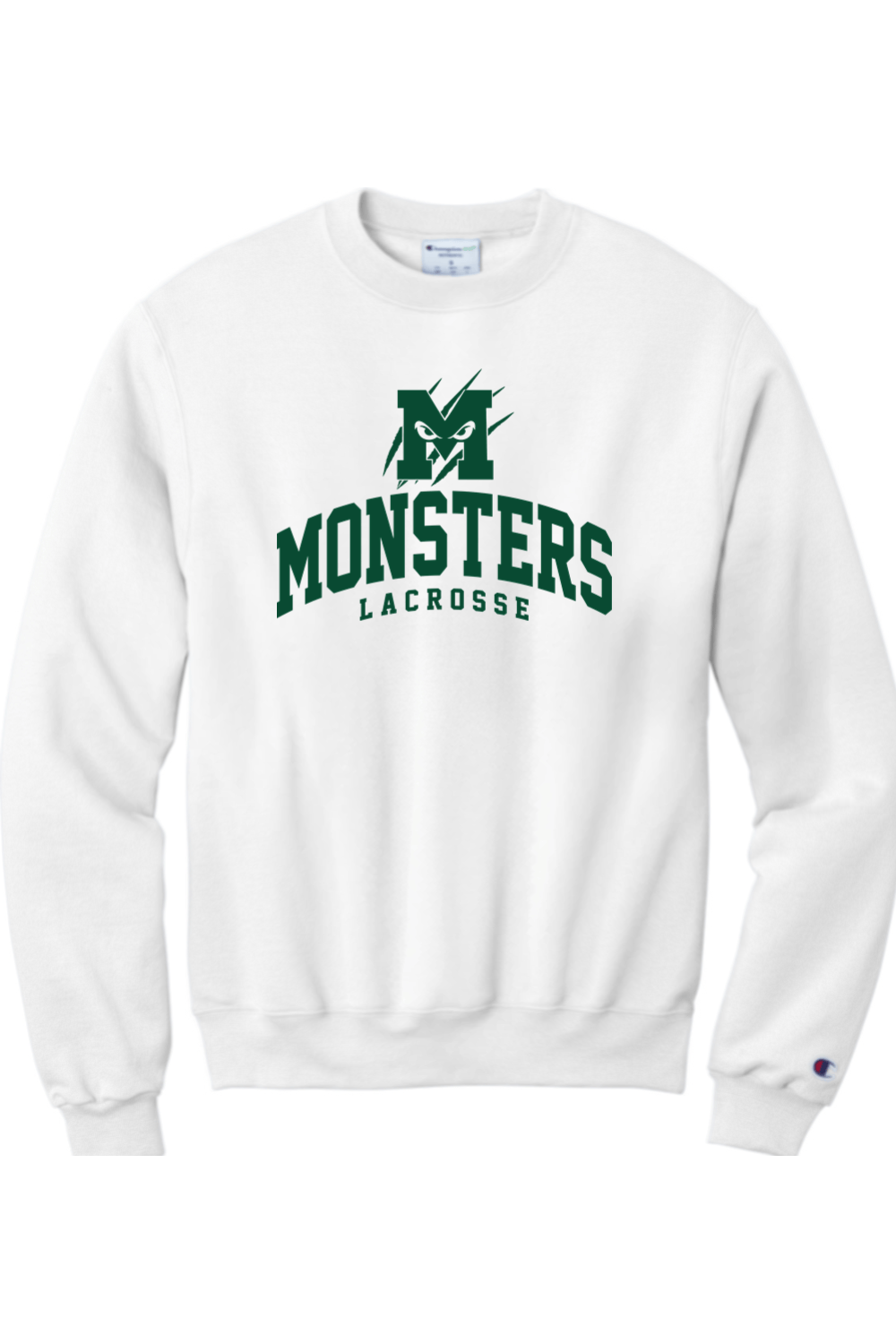 MONSTERS LACROSSE Champion Adult Powerblend Crewneck Sweatshirt Signature Lacrosse