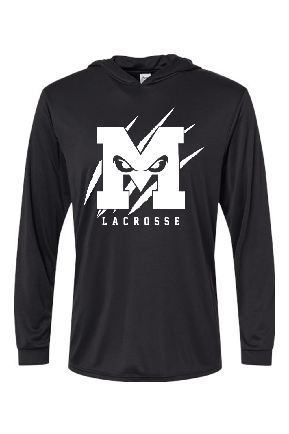 MONSTERS LACROSSE Paragon Bahama Performance Hooded Long Sleeve T-Shirt Signature Lacrosse