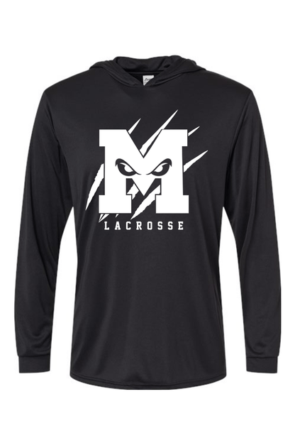 MONSTERS LACROSSE Paragon Bahama Performance Hooded Long Sleeve T-Shirt Signature Lacrosse