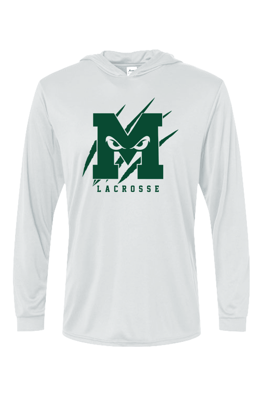 MONSTERS LACROSSE Paragon Bahama Performance Hooded Long Sleeve T-Shirt Signature Lacrosse