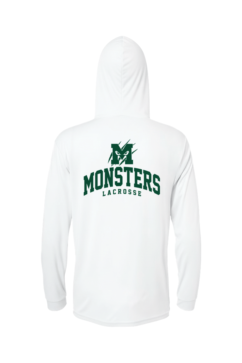 MONSTERS LACROSSE Paragon Bahama Performance Hooded Long Sleeve T-Shirt Signature Lacrosse