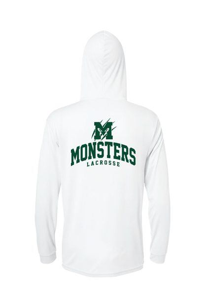 MONSTERS LACROSSE Paragon Bahama Performance Hooded Long Sleeve T-Shirt Signature Lacrosse