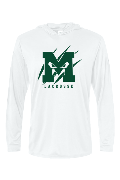 MONSTERS LACROSSE Paragon Bahama Performance Hooded Long Sleeve T-Shirt Signature Lacrosse