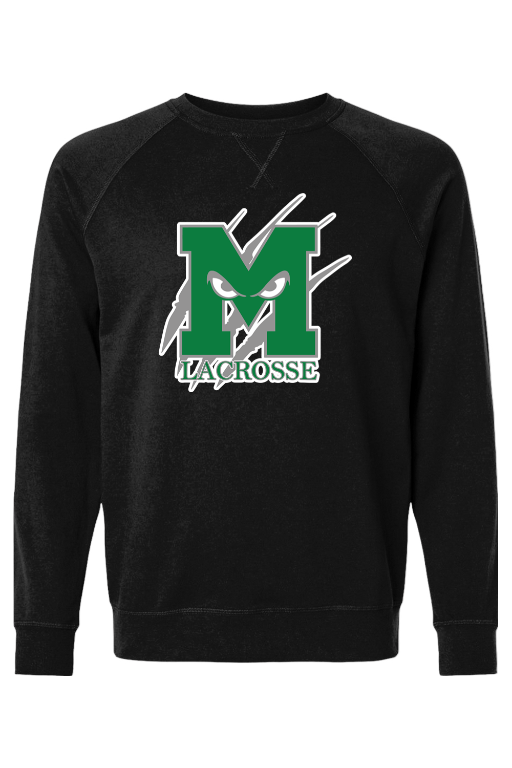 Monsters LC Adult Heavyweight Raglan Long Sleeve Signature Lacrosse