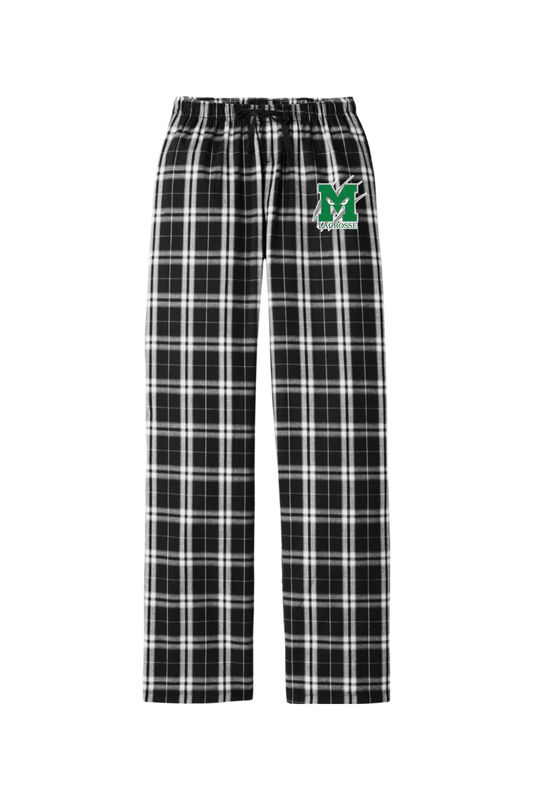 Monsters LC Adult Women's Flannel Plaid Pants Signature Lacrosse