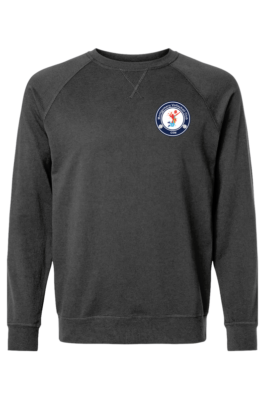 Montgomery Volleyball Adult Heavyweight Raglan Long Sleeve Signature Lacrosse