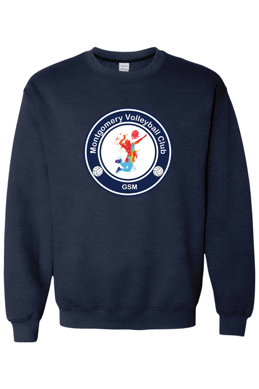 Montgomery Volleyball Adult Heavyweight Sweatshirt Signature Lacrosse