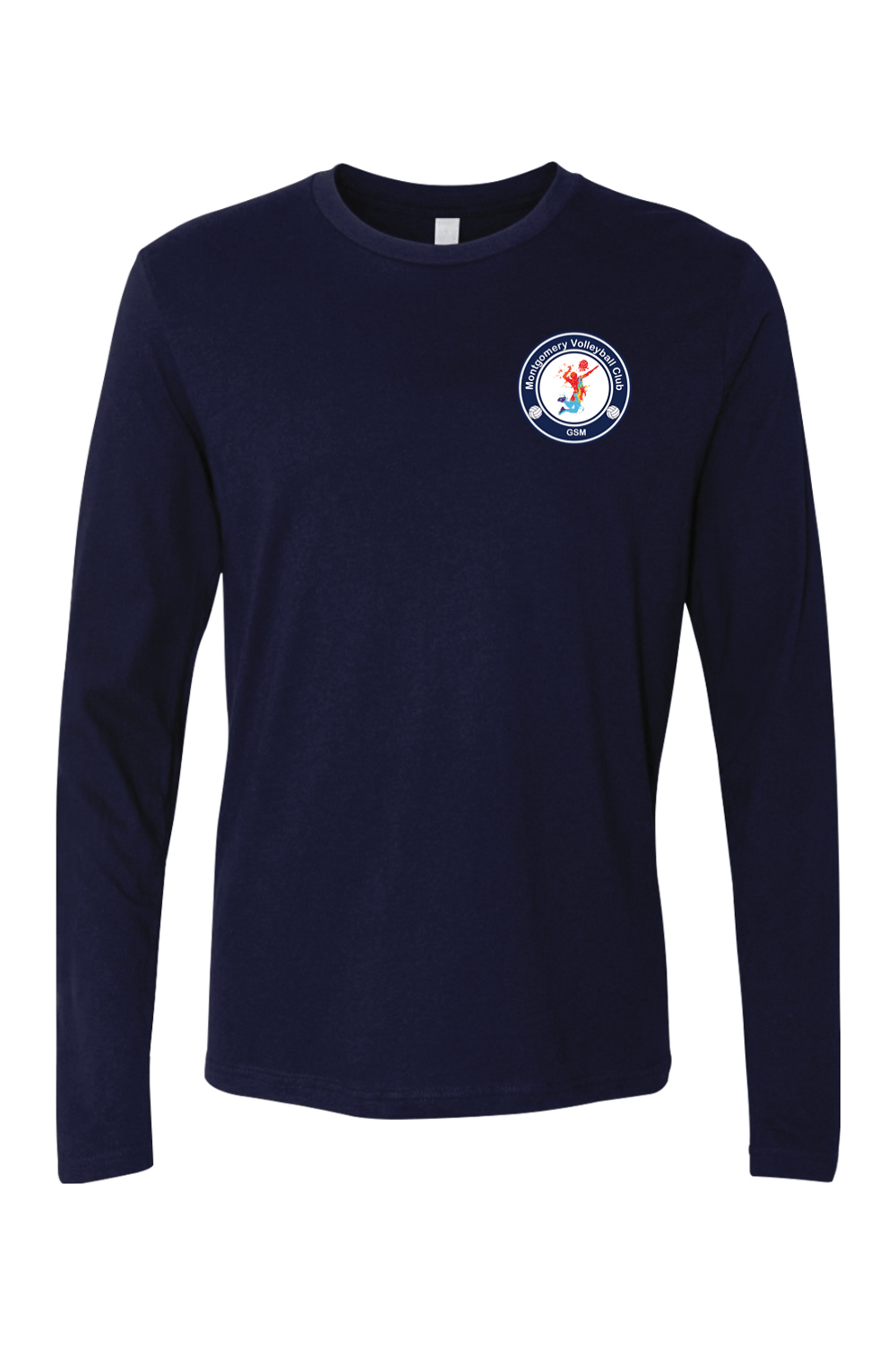 Montgomery Volleyball Adult Long Sleeve T-Shirt Signature Lacrosse