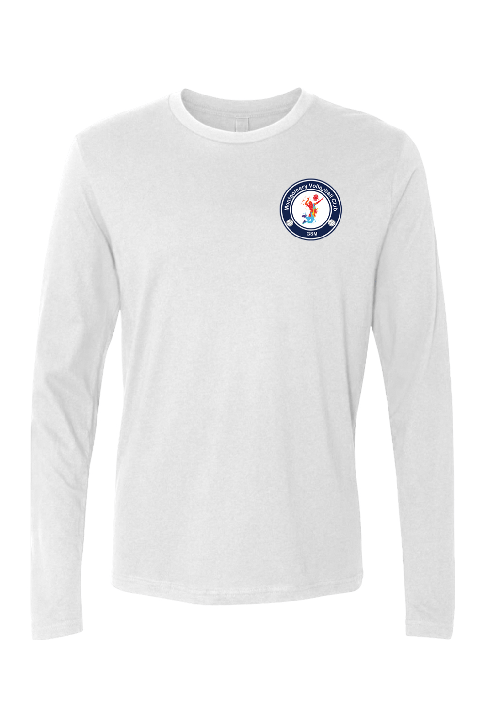 Montgomery Volleyball Adult Long Sleeve T-Shirt Signature Lacrosse