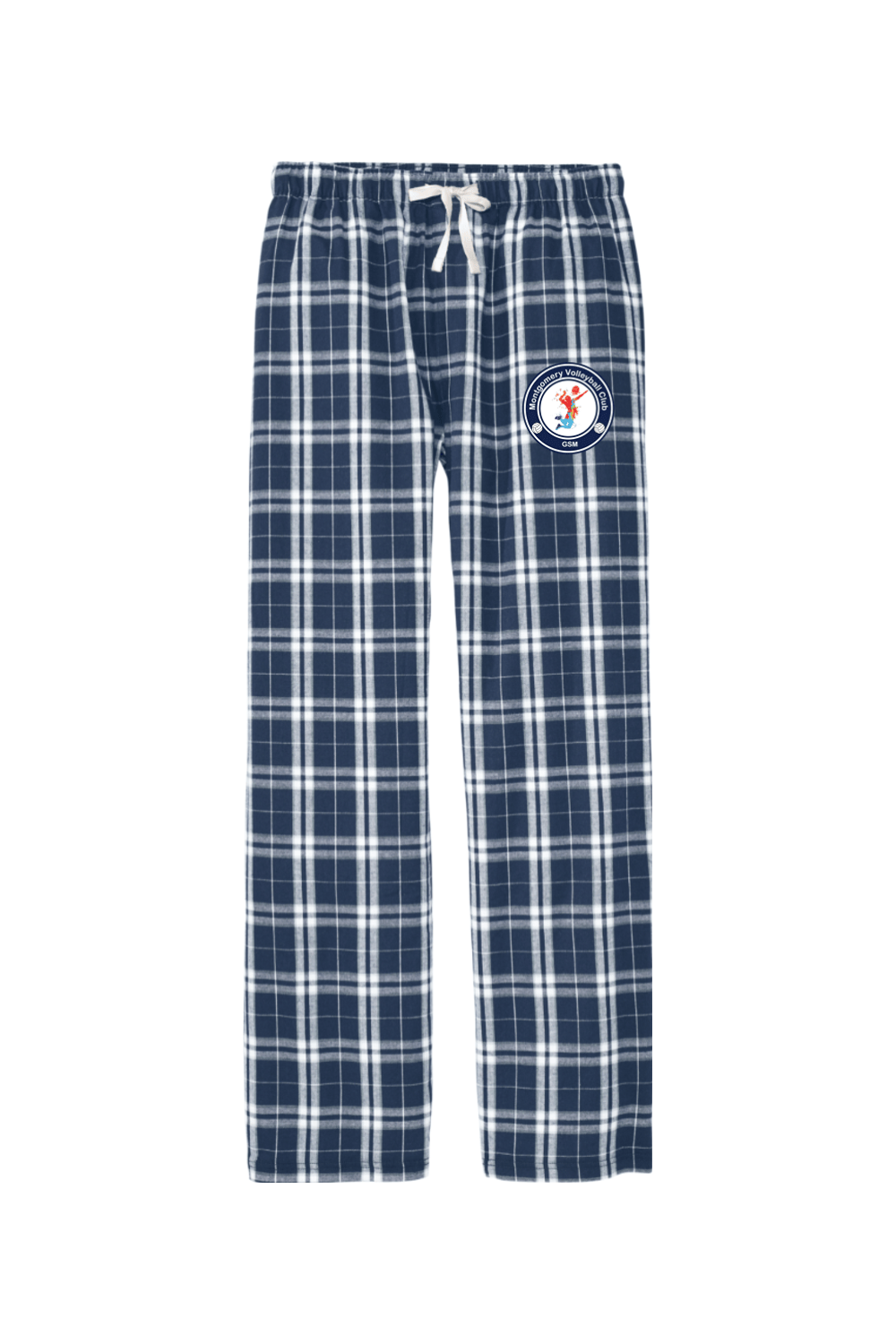 Montgomery Volleyball Adult Men's Flannel Plaid Pants Signature Lacrosse