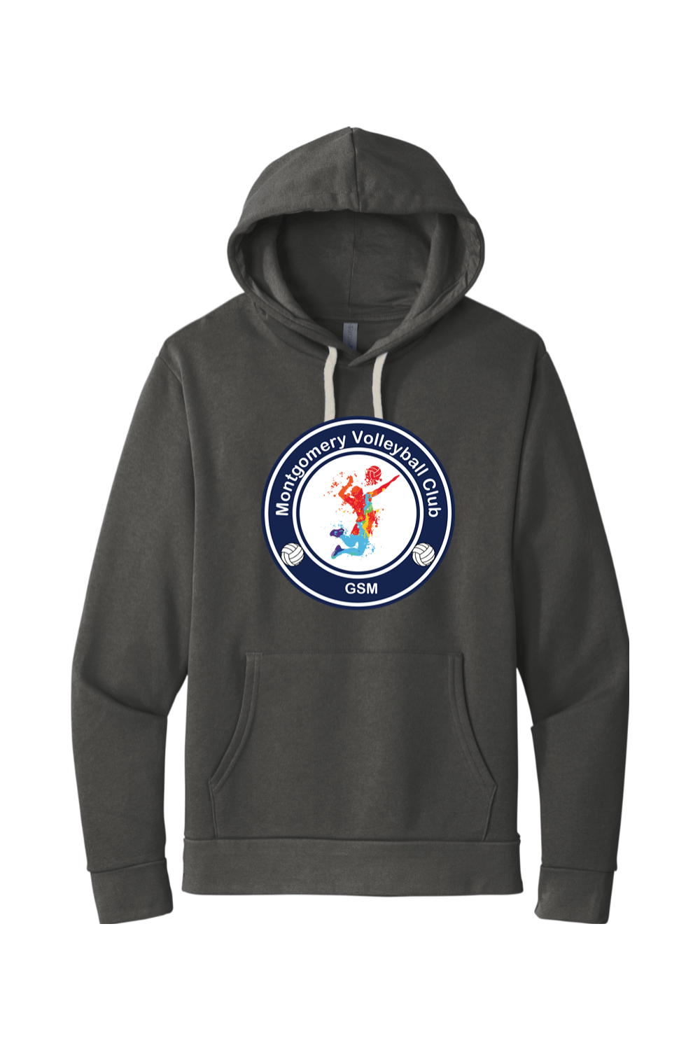 Montgomery Volleyball Adult Premium Lightweight Hoodie Signature Lacrosse