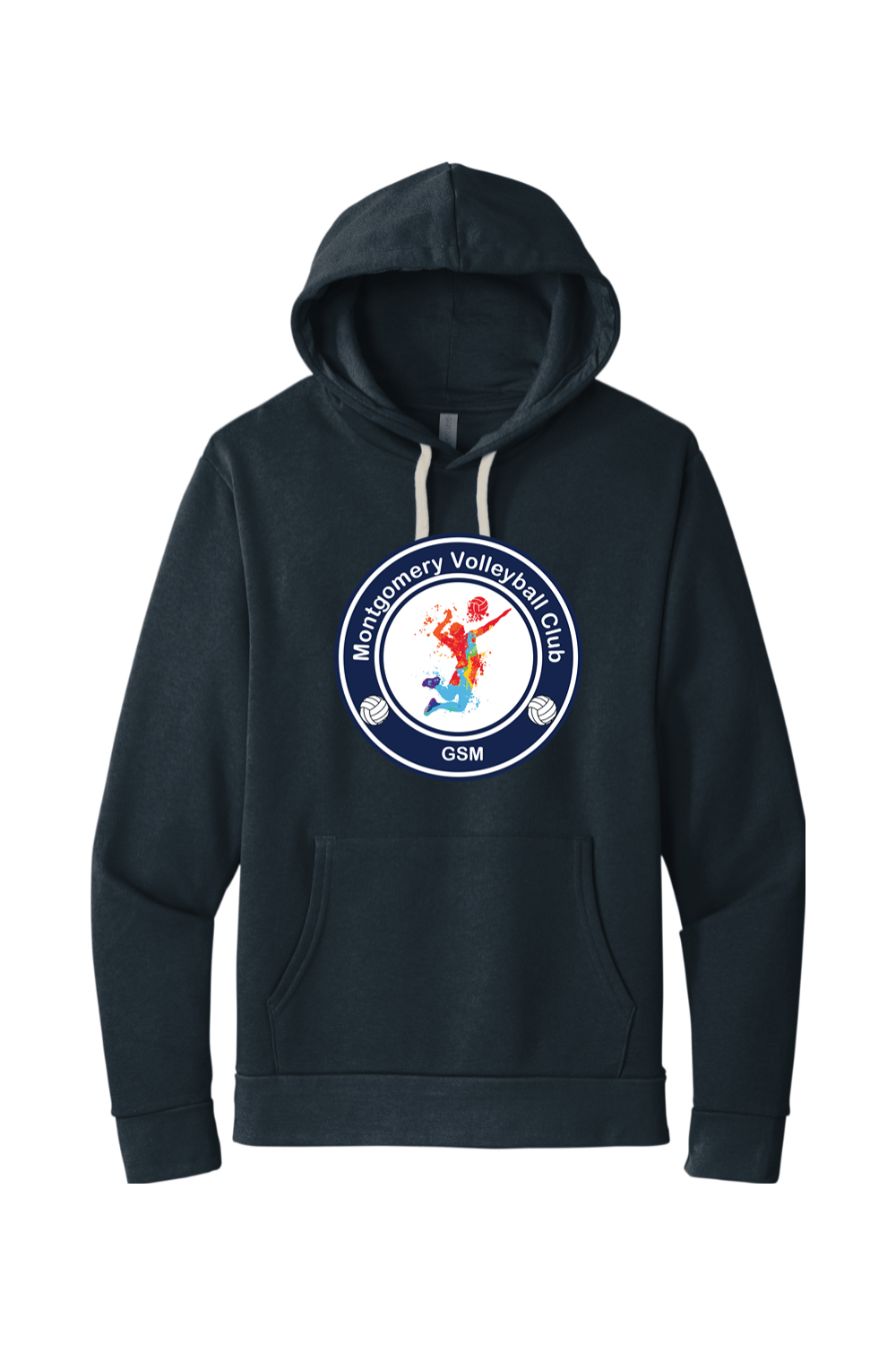 Montgomery Volleyball Adult Premium Lightweight Hoodie Signature Lacrosse
