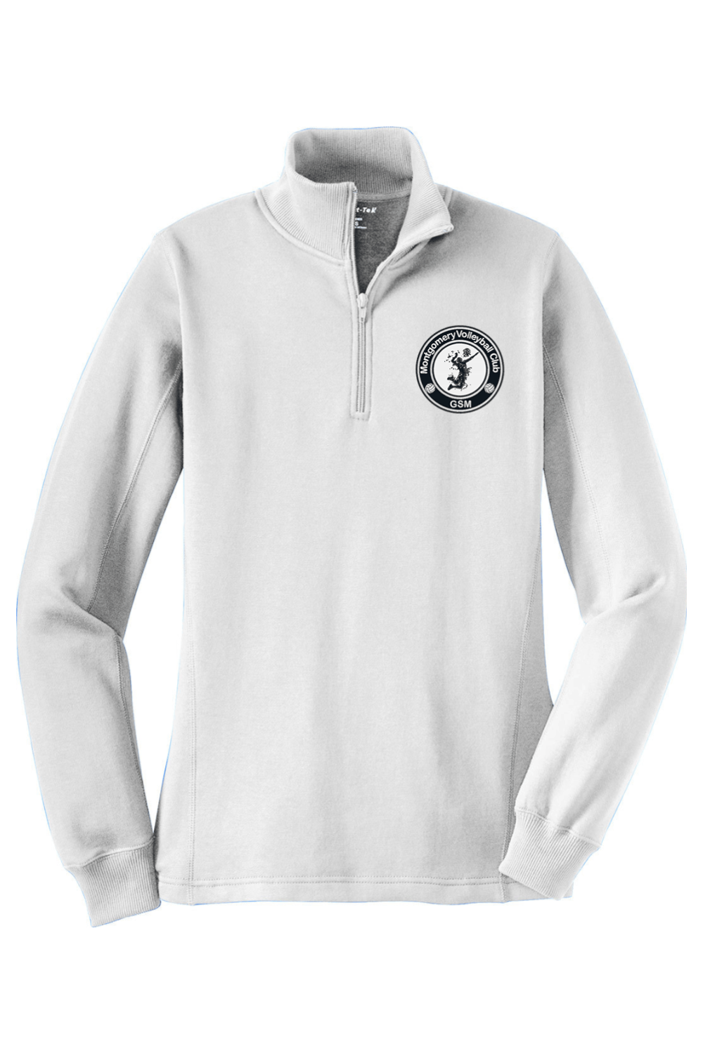 Montgomery Volleyball Adult Women's Embroidered Quarter-Zip Pullover Signature Lacrosse