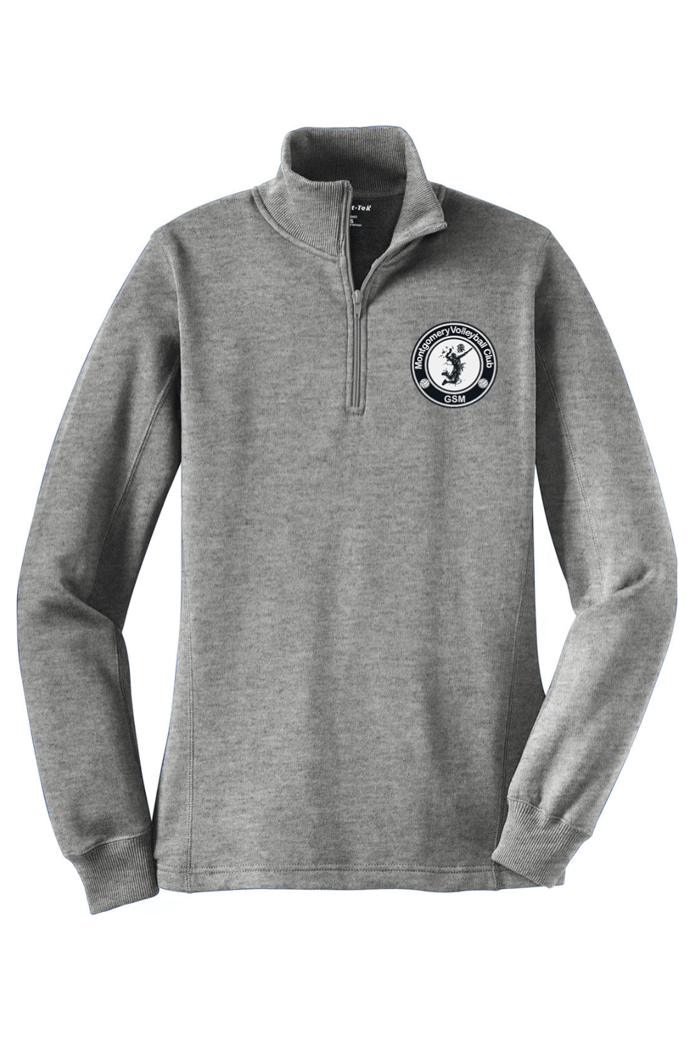 Montgomery Volleyball Adult Women's Embroidered Quarter-Zip Pullover Signature Lacrosse