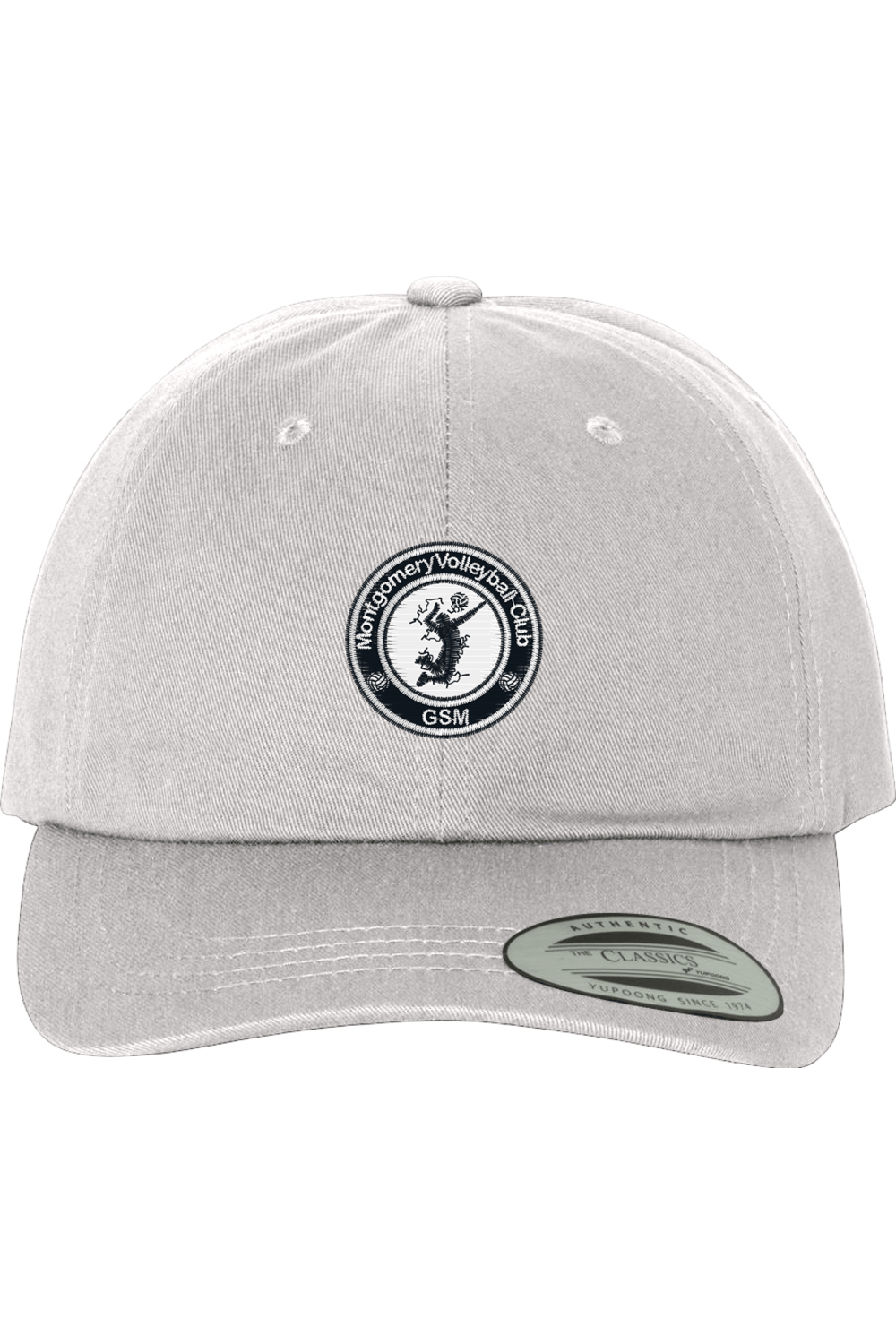 Montgomery Volleyball Embroidered Dad Hat Signature Lacrosse