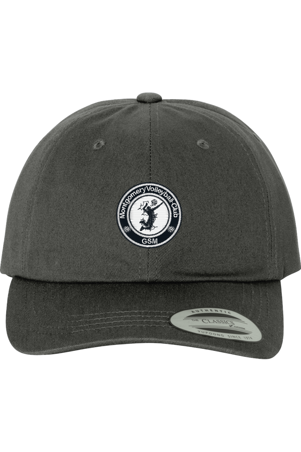 Montgomery Volleyball Embroidered Dad Hat Signature Lacrosse