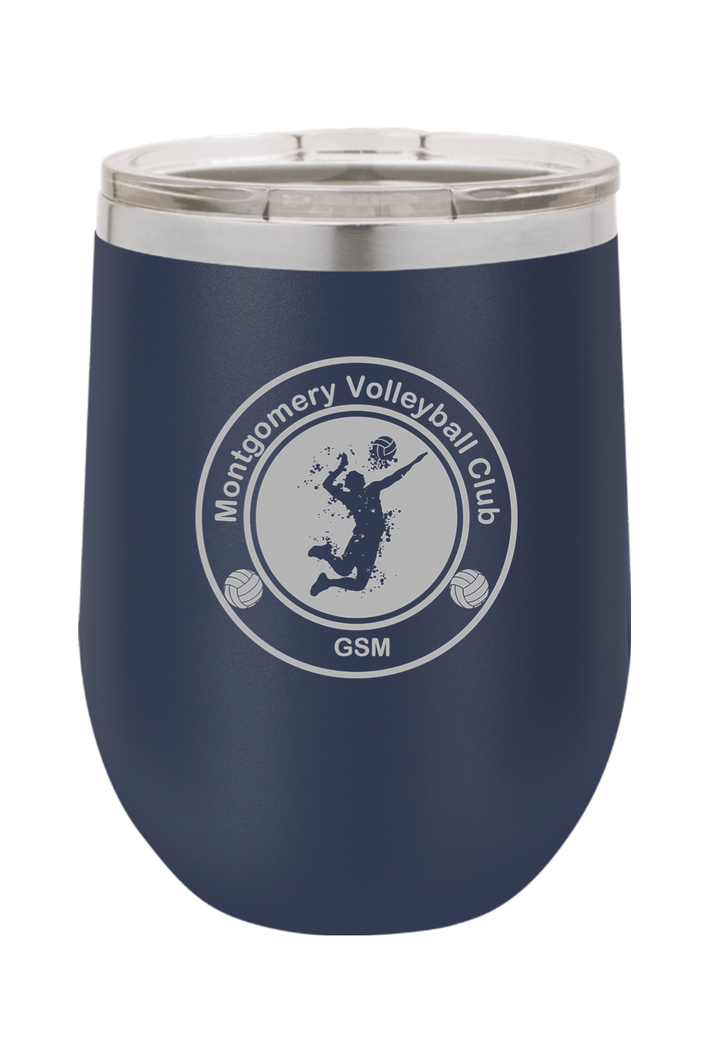 Montgomery Volleyball Insulated Wine Tumbler Signature Lacrosse