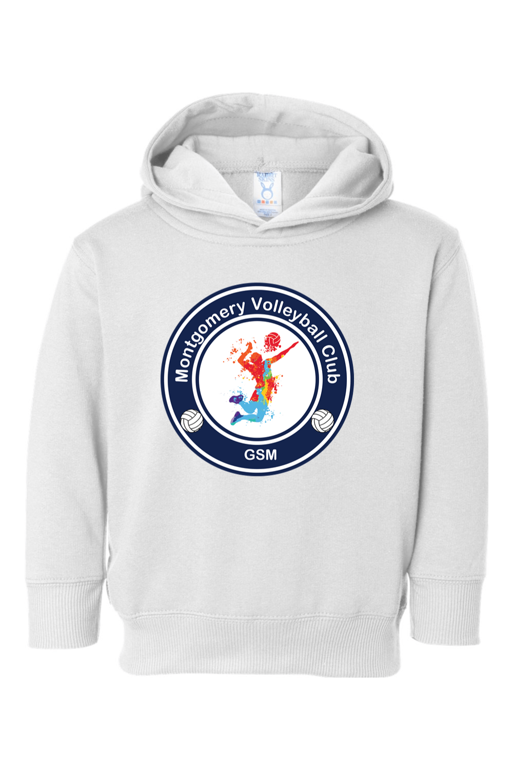 Montgomery Volleyball Toddler Fleece Hoodie Signature Lacrosse