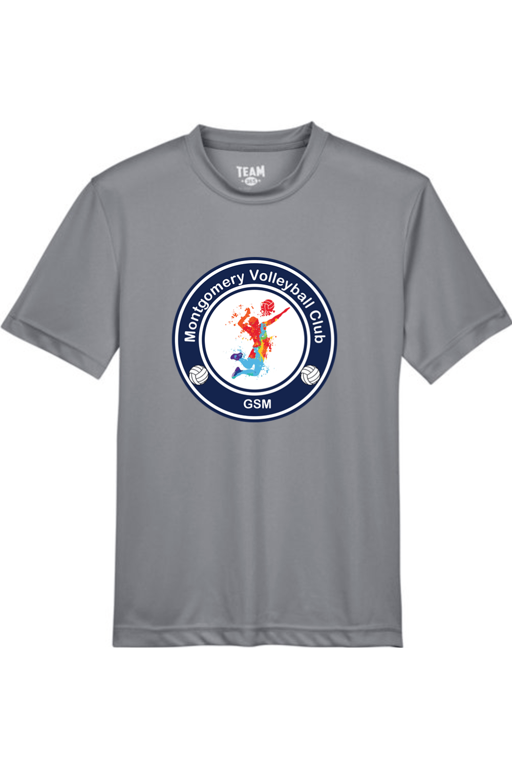 Montgomery Volleyball Youth Athletic T-Shirt Signature Lacrosse