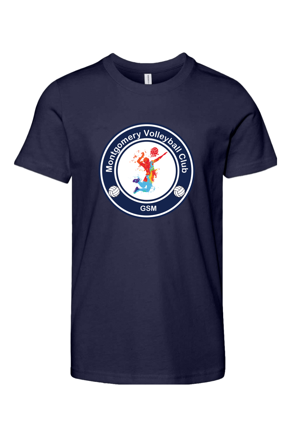 Montgomery Volleyball Youth Lifestyle T-Shirt Signature Lacrosse