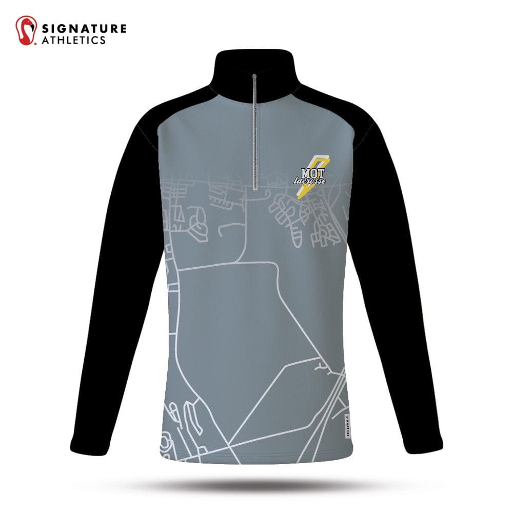 MOT Lacrosse Men's Player Quarter Zip: MOT Lacrosse Signature Lacrosse