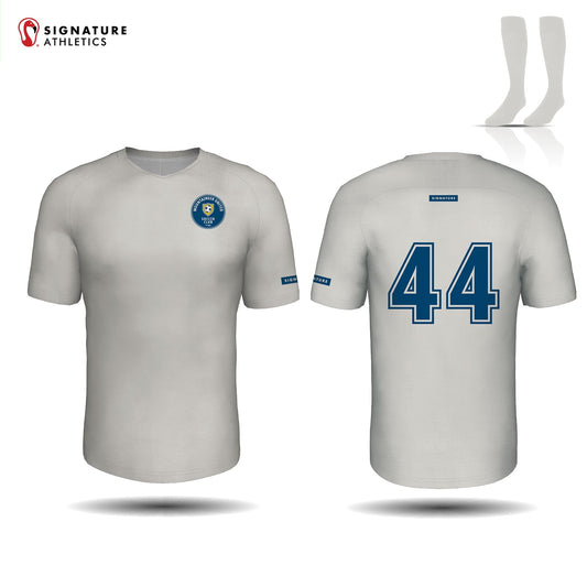 Mountain United Light Grey Men's 2 Piece Player Game Package: Kicking & Screaming Signature Lacrosse