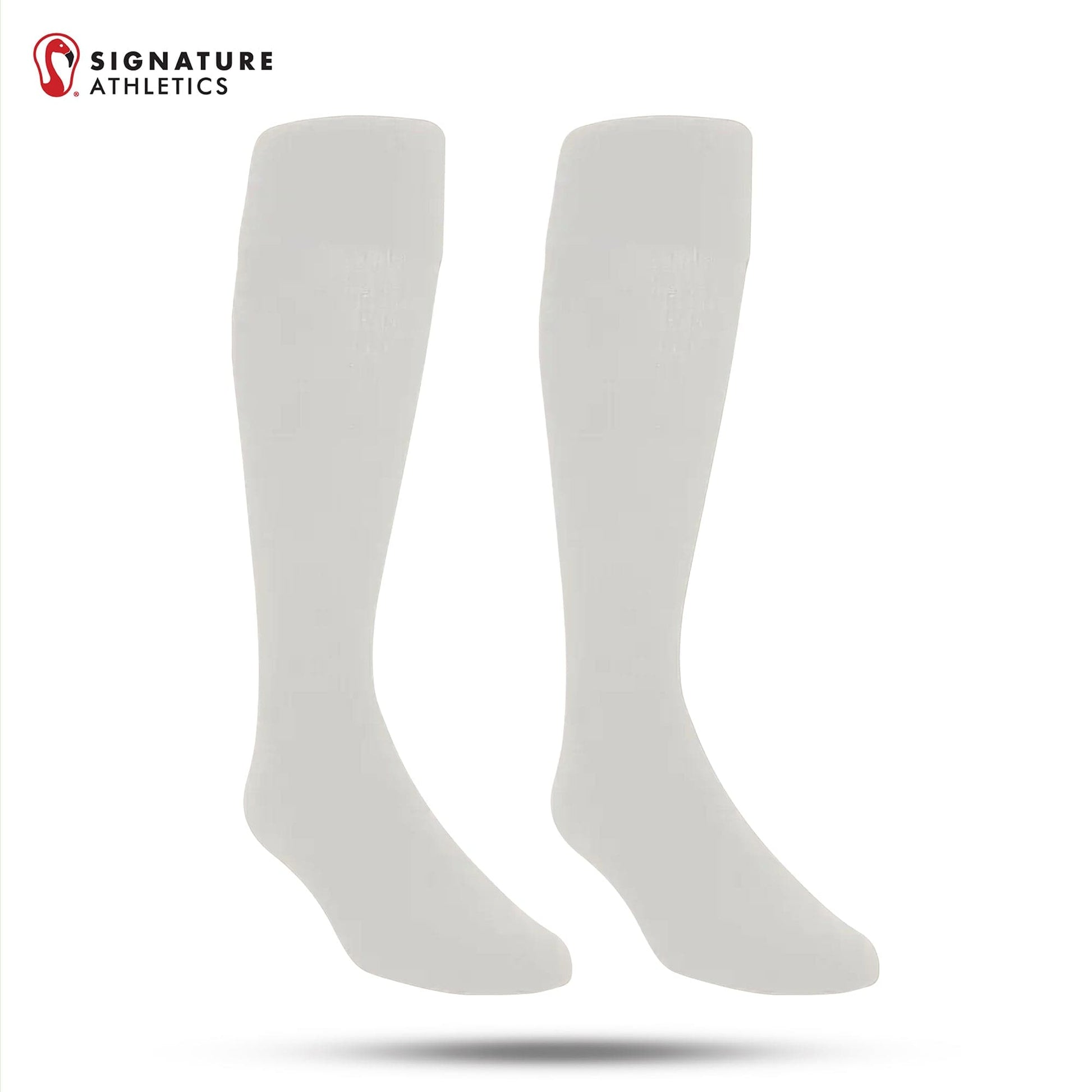 Mountain United Light Grey Men's Allsport Socks: Kicking & Screaming Signature Lacrosse