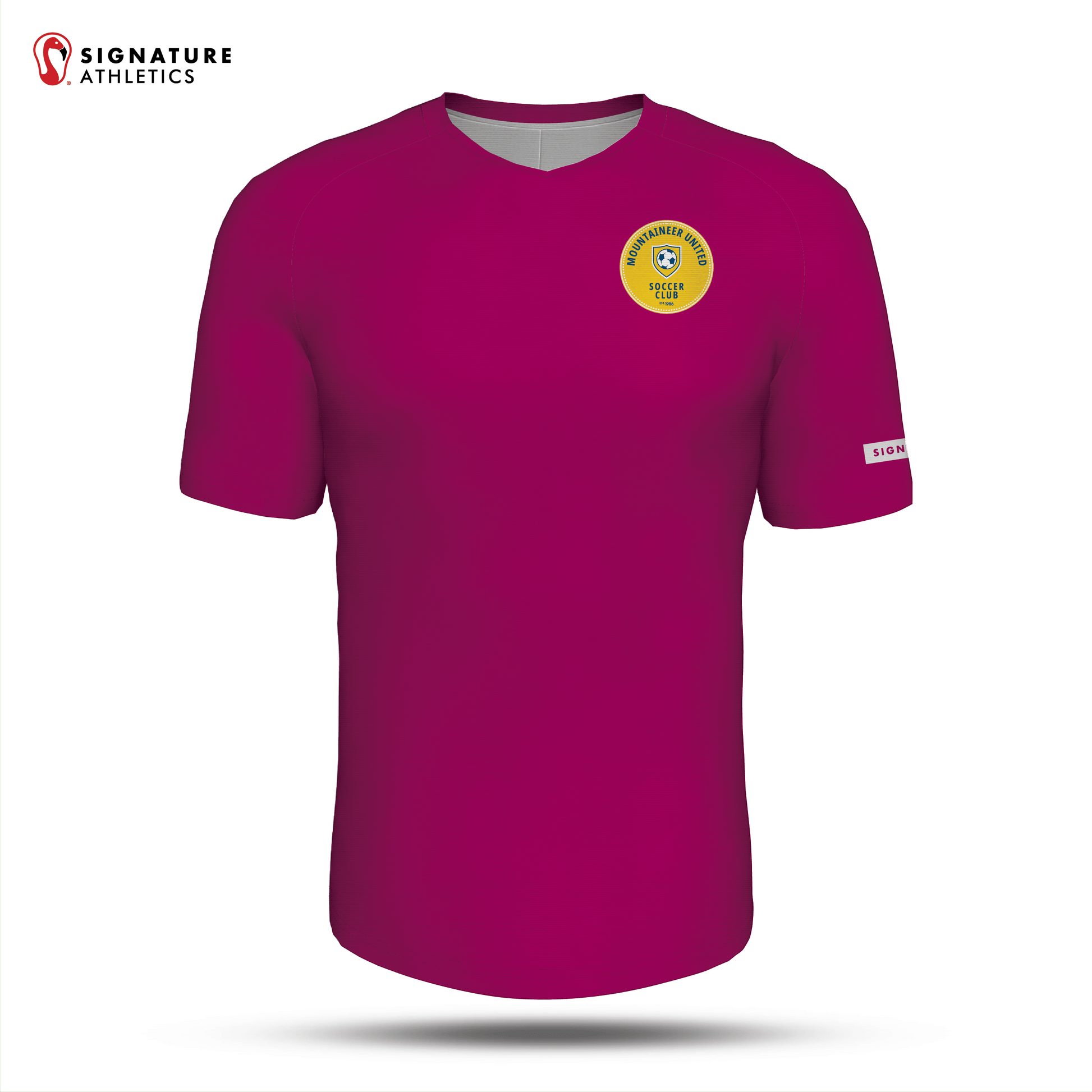 Mountain United Maroon Men's Soccer Game Jersey: Rockets Signature Lacrosse