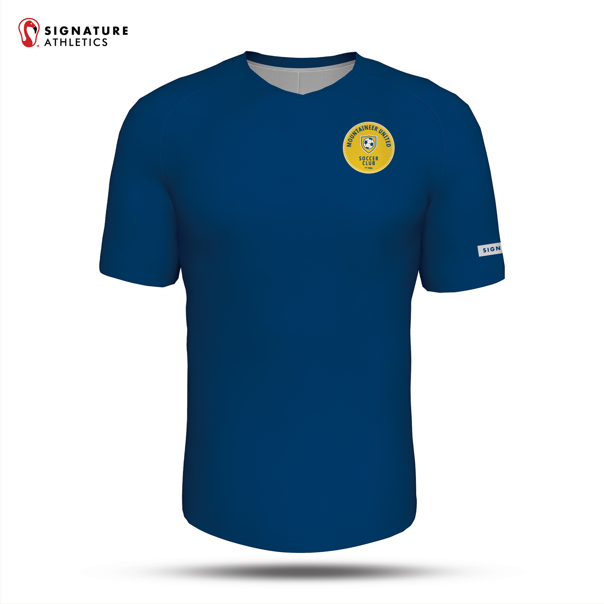 Mountain United Navy Blue Men's Soccer Game Jersey: GME Signature Lacrosse