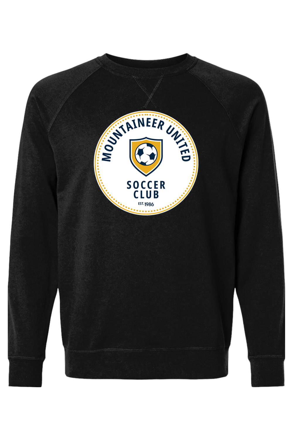 Mountain United SC Adult Heavyweight Raglan Long Sleeve Signature Lacrosse