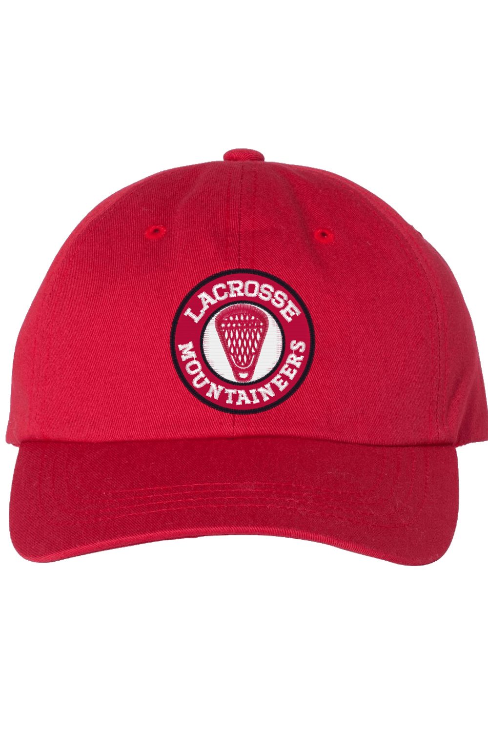 Mountaineers Lacrosse Embroidered Dad Hat Signature Lacrosse