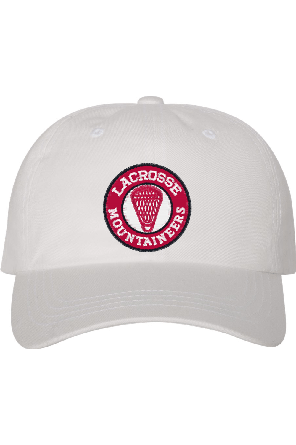 Mountaineers Lacrosse Embroidered Dad Hat Signature Lacrosse