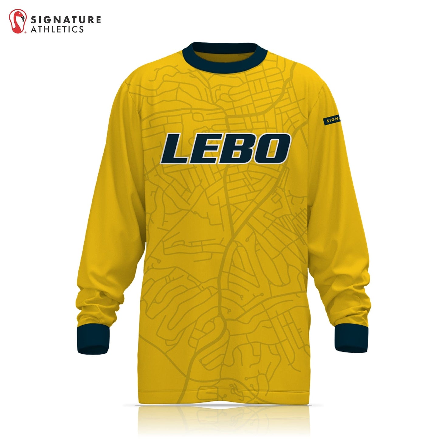 Mt. Lebanon Long Sleeve Goalie Jersey: 2012 Boys Signature Lacrosse