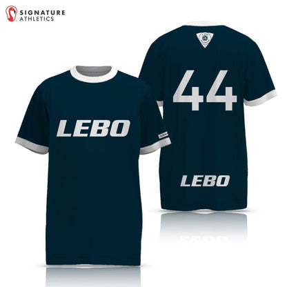 Mt. Lebanon Player Reversible Soccer Game Jersey Signature Lacrosse