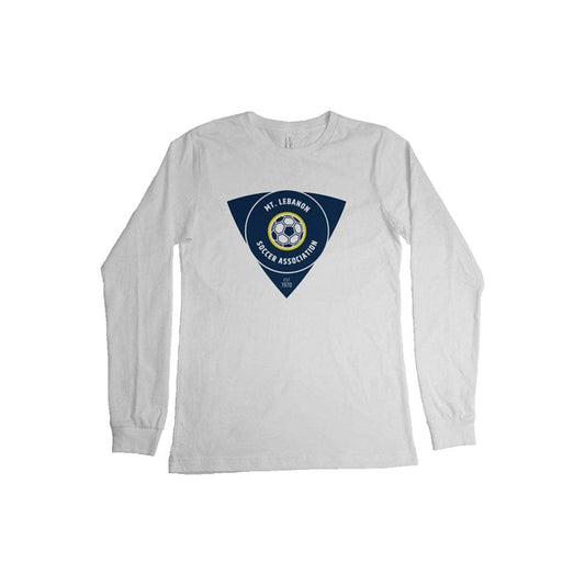 Mt Lebanon Soccer Association Adult Cotton Long Sleeve T-Shirt Signature Lacrosse