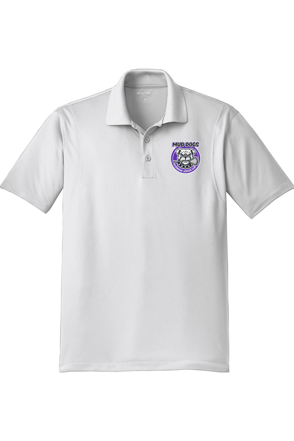 Mud Dogs Lacrosse Adult Embroidered Athletic Polo Signature Lacrosse