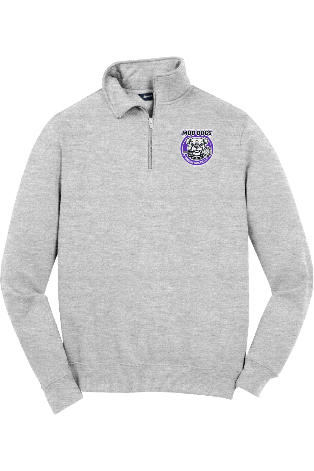 Mud Dogs Lacrosse Adult Embroidered Quarter-Zip Pullover Signature Lacrosse