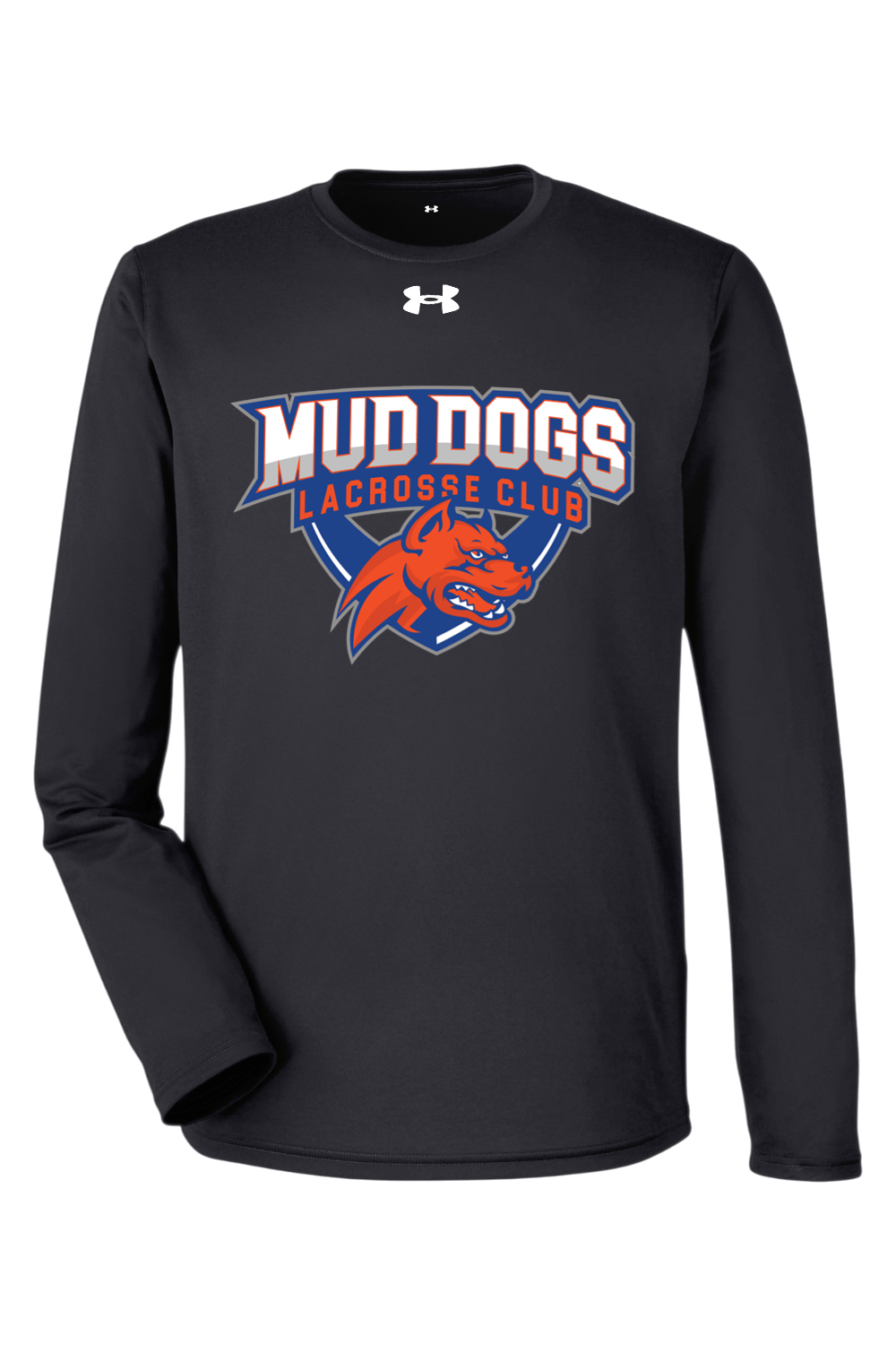 Mud Dogs Lacrosse Club Under Armour Men's Team Tech Long-Sleeve T-Shirt Signature Lacrosse