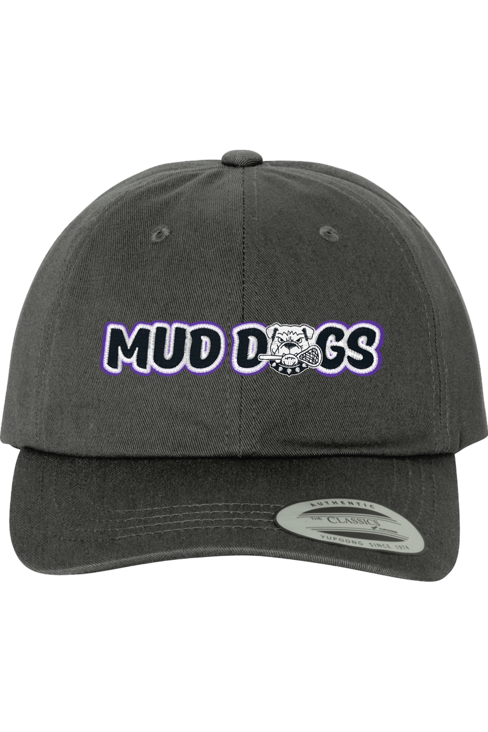 Mud Dogs Lacrosse Embroidered Dad Hat Signature Lacrosse
