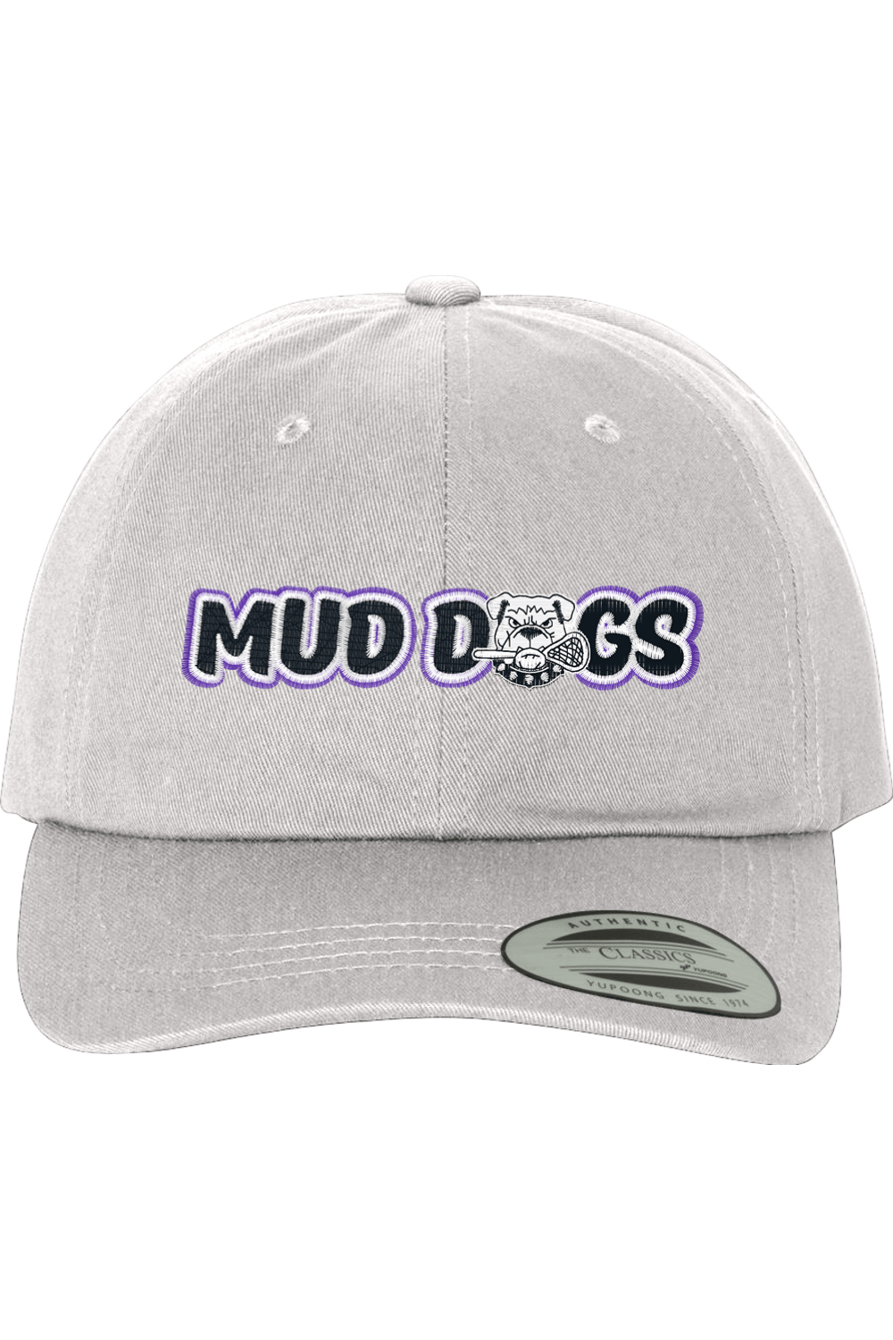 Mud Dogs Lacrosse Embroidered Dad Hat Signature Lacrosse