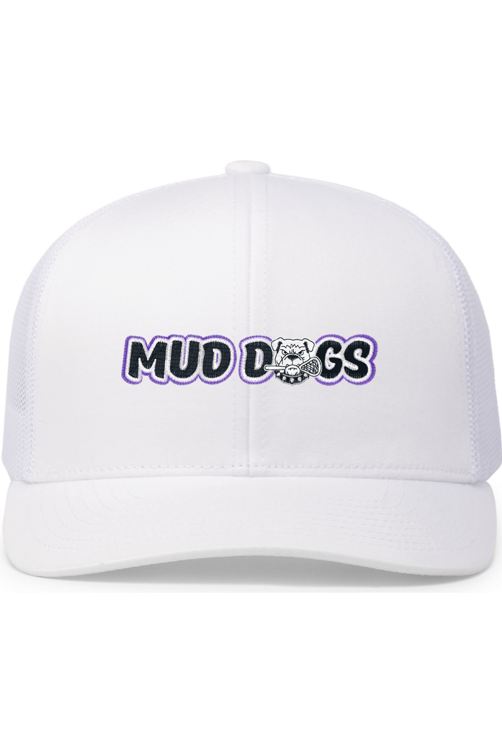 Mud Dogs Lacrosse Embroidered Trucker Hat Signature Lacrosse