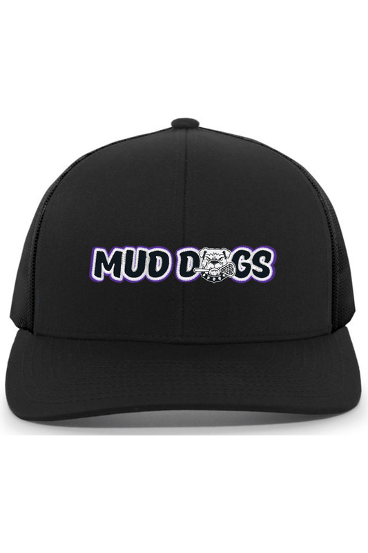 Mud Dogs Lacrosse Embroidered Trucker Hat Signature Lacrosse