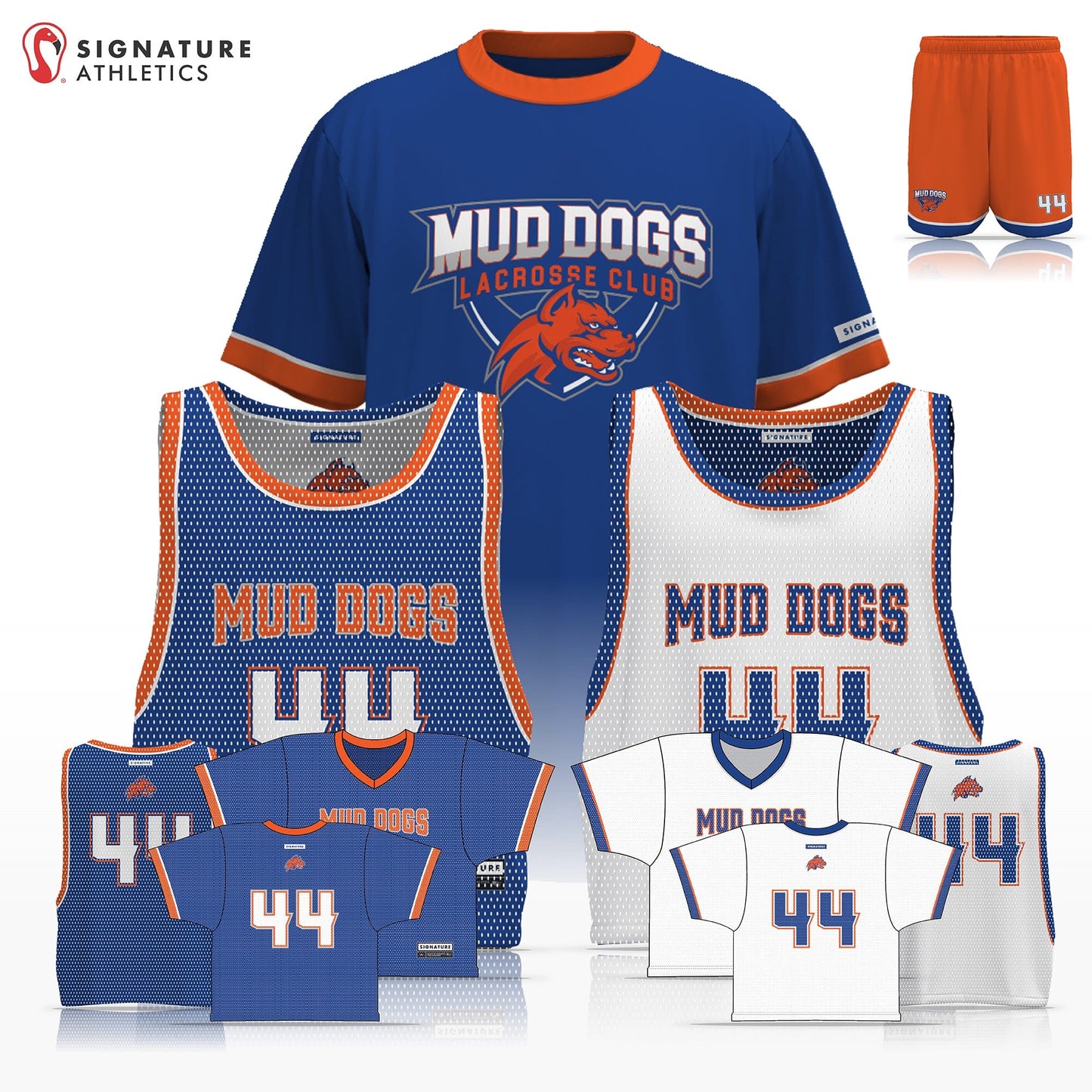Mud Dogs Lacrosse Men's 5 Piece Player Package: 2027/2028 Signature Lacrosse