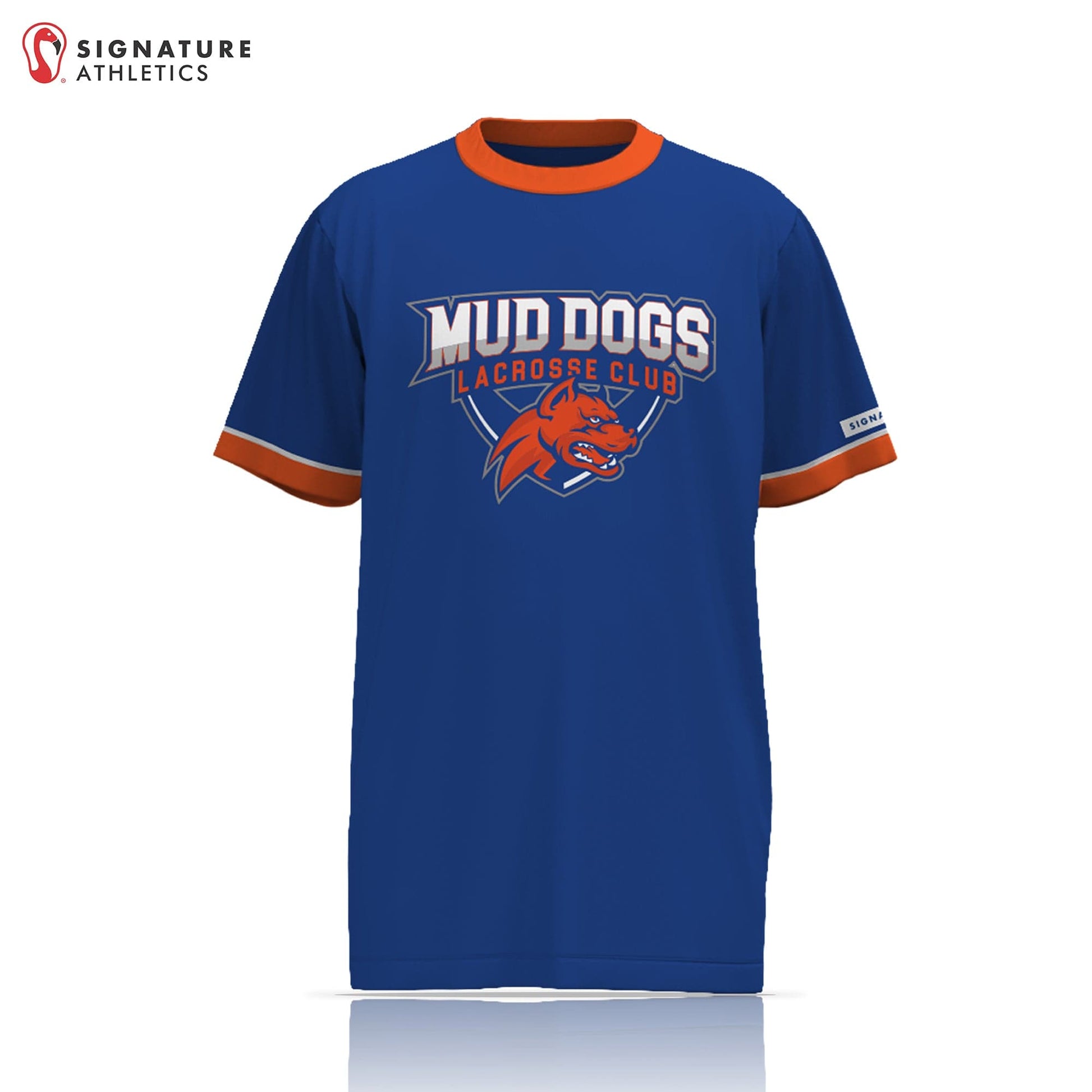 Mud Dogs Lacrosse Men's Short Sleeve Tech Tee: 2033/2034 Signature Lacrosse
