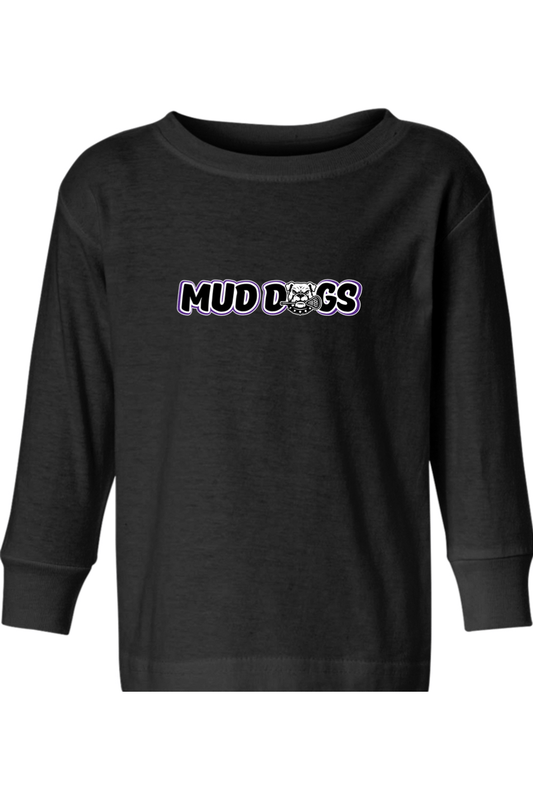 Mud Dogs Lacrosse Toddler Long Sleeve T-Shirt Signature Lacrosse