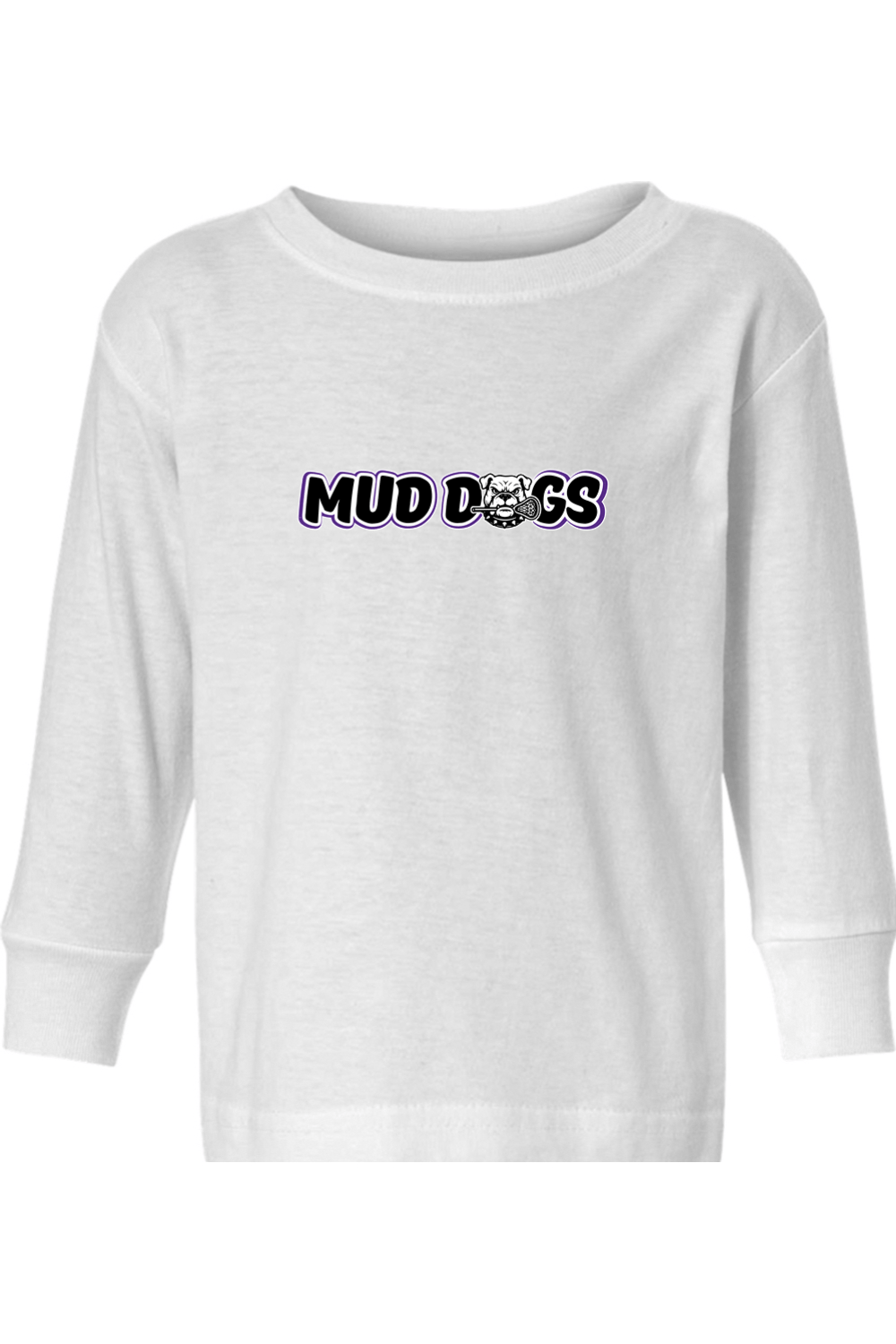 Mud Dogs Lacrosse Toddler Long Sleeve T-Shirt Signature Lacrosse